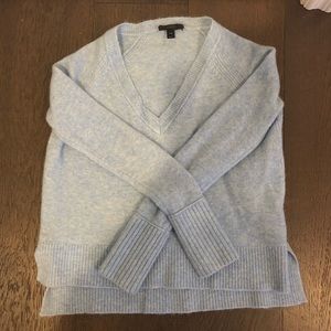 J.Crew Supersoft V Neck Sweater Light Blue XXS